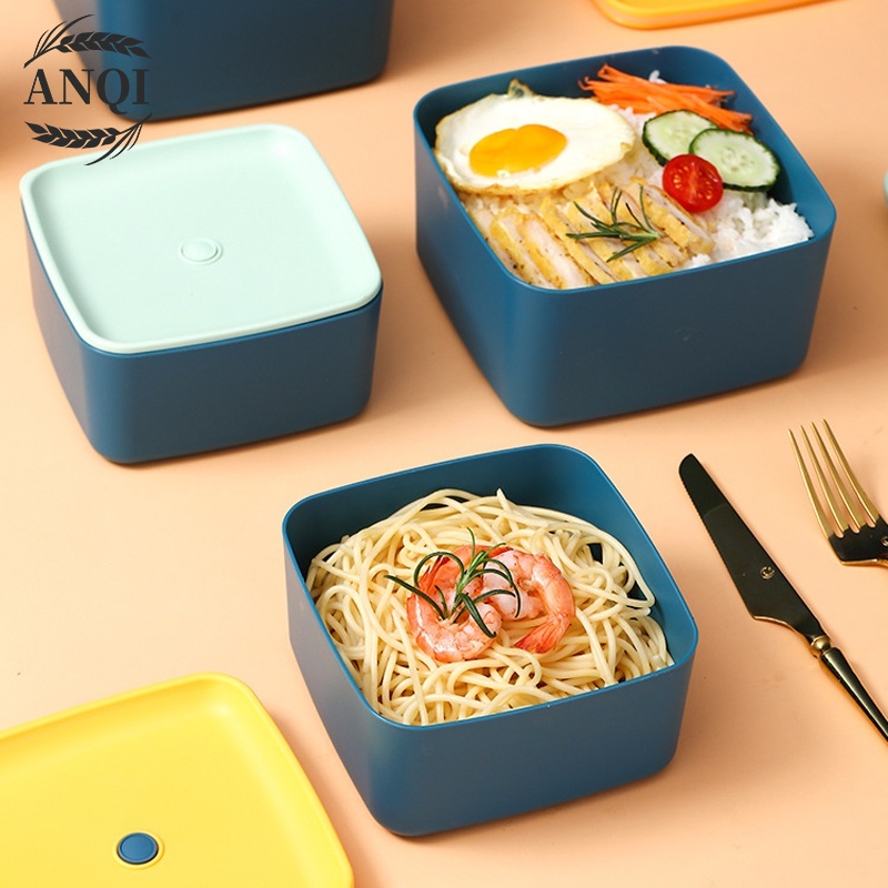 ANQI 1888 Lunch Box Set Kotak Makan Kotak Bekal Single/2 IN 1 Kapasitas Besar VS-94