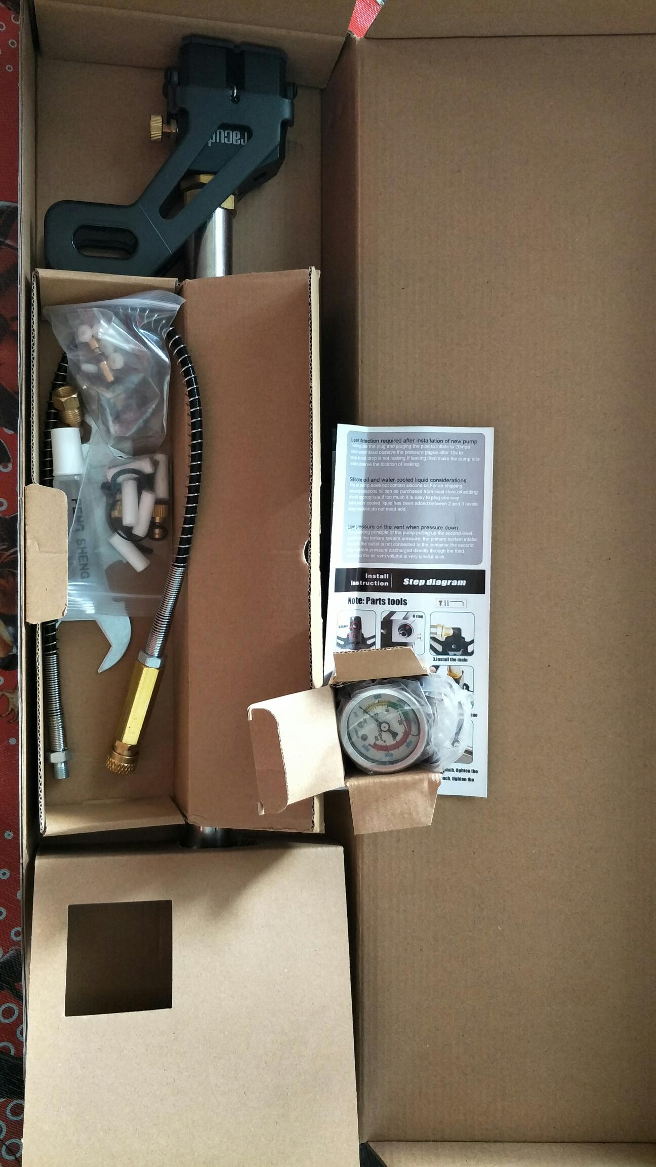 Pompa Pcp Murah Baracuda Kaki Lipat  4500 Psi Stainless Steel