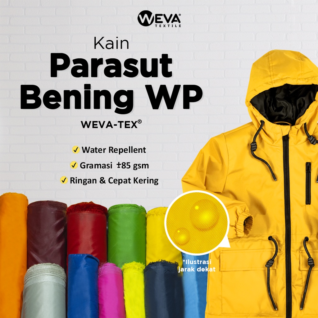 Bahan Kain Jaket Parasut Bening Kain Jaket Anti Air Murah
