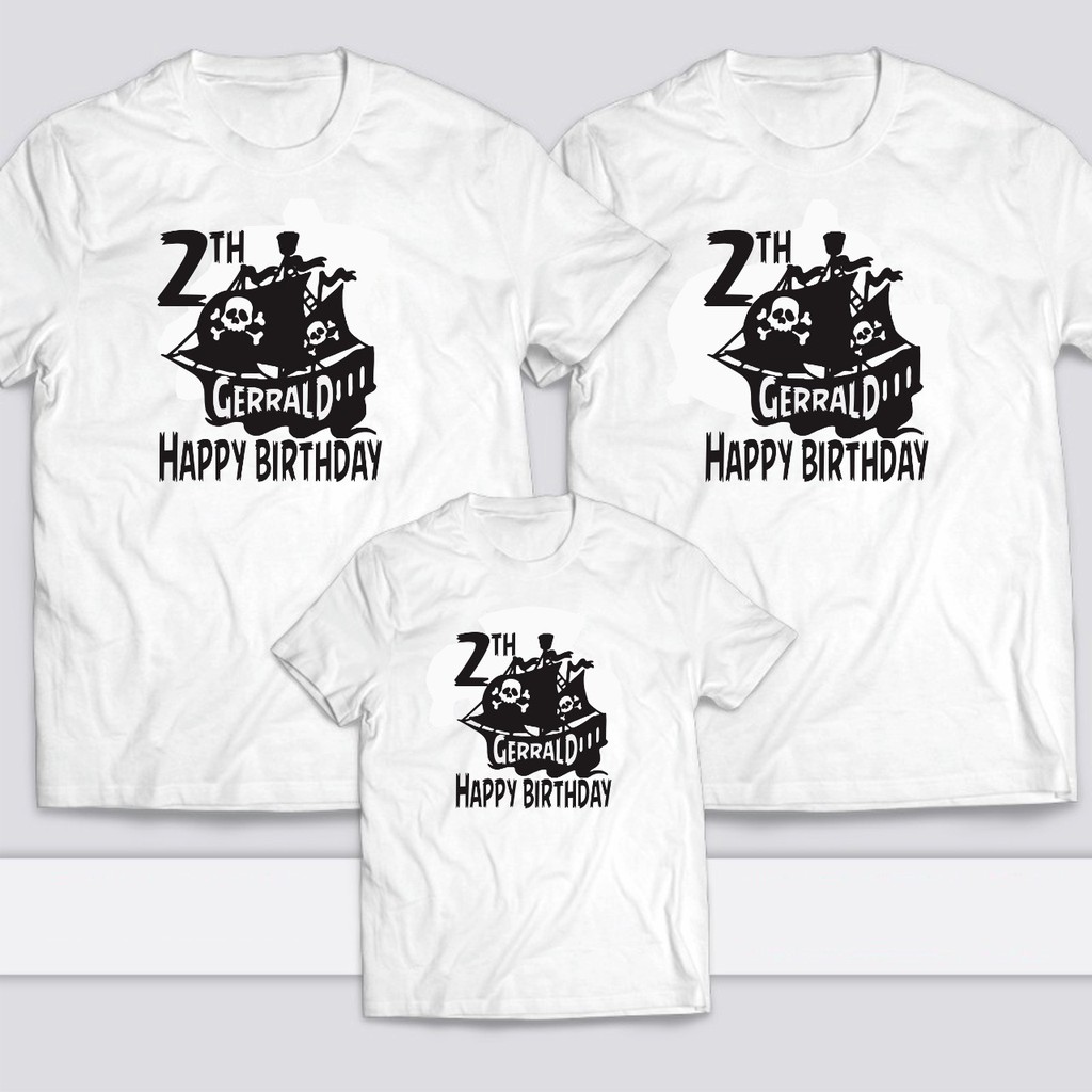 Titanic kaos custom family request gambar nama gathering event acara