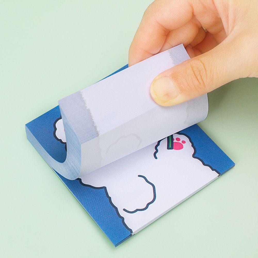 Lanfy Lucky Girl Memo Pads Kawaii Kartun Gadis Beruntung Perlengkapan Kantor Sekolah Alat Tulis Perekat Diri Kertas Notepad