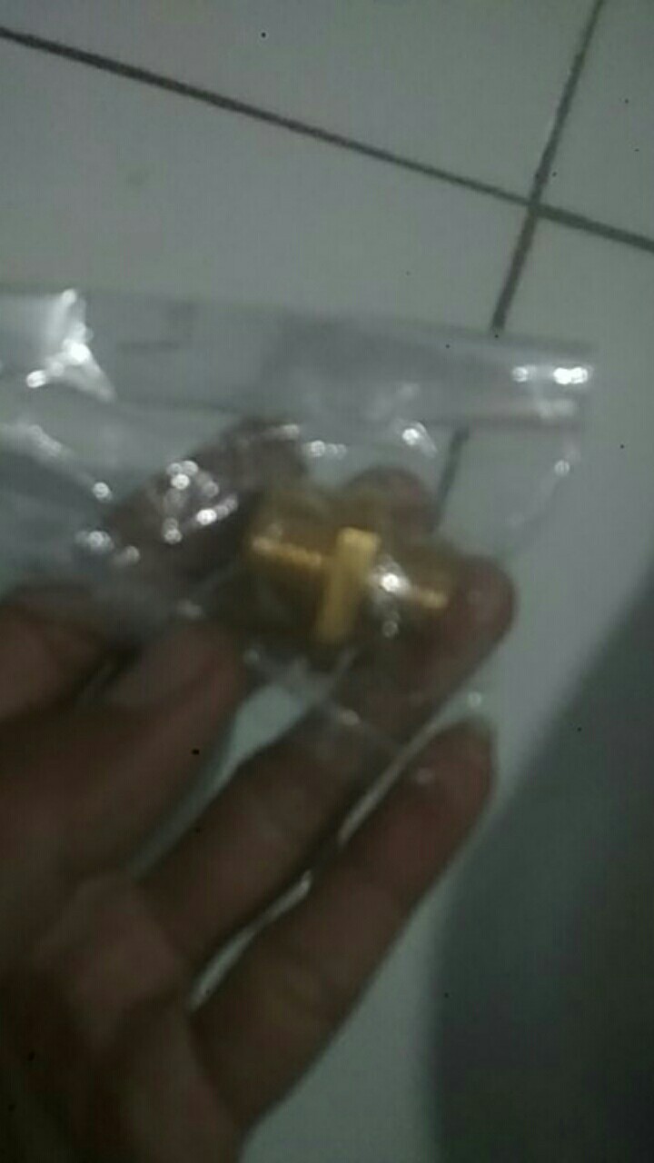 Double Nipple / Dobel Nepel 3/4 X 1/2 Kuningan