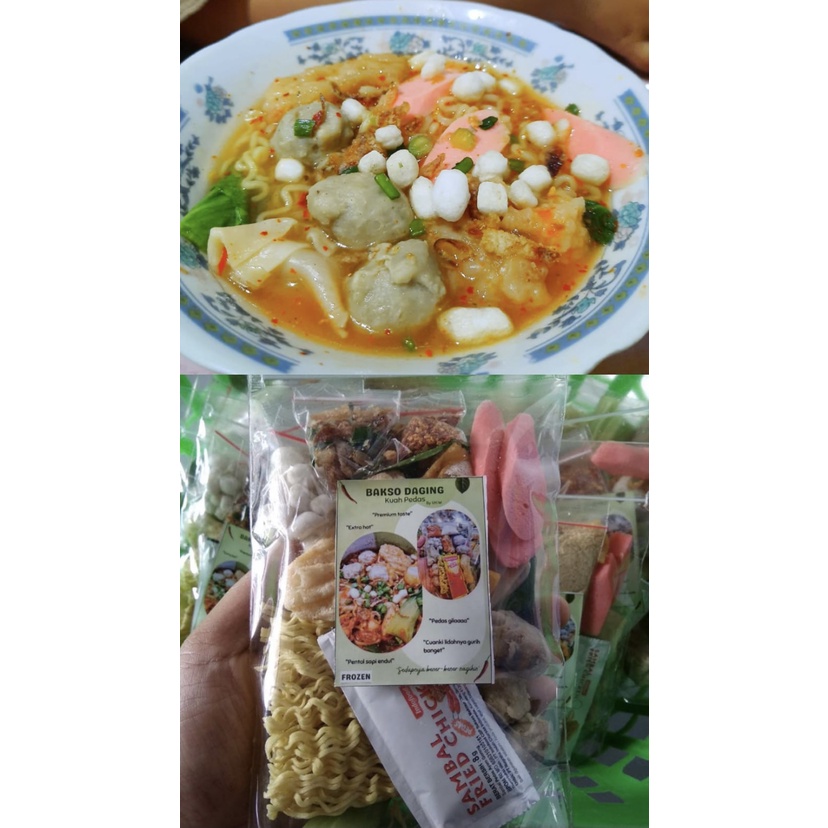 

Bakso sapi kuah pedas