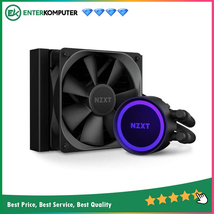 NZXT Kraken 120 120mm AIO Liquid Cooler with RGB