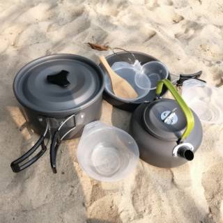 DS-308 cooking set outdoor Nesting Teko Misting DS308