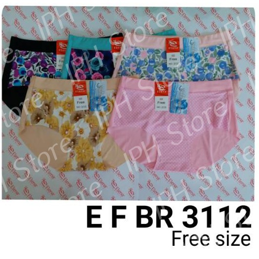 Celana Dalam / Underwear Seamless Wanita Elena 3112 (Model Midi)