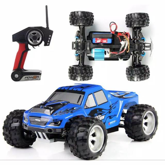mobil remot WLtoys A979 skala 1:18 2.4ghz rc car monster truck V JJRC Q39 WL 12428 FY03