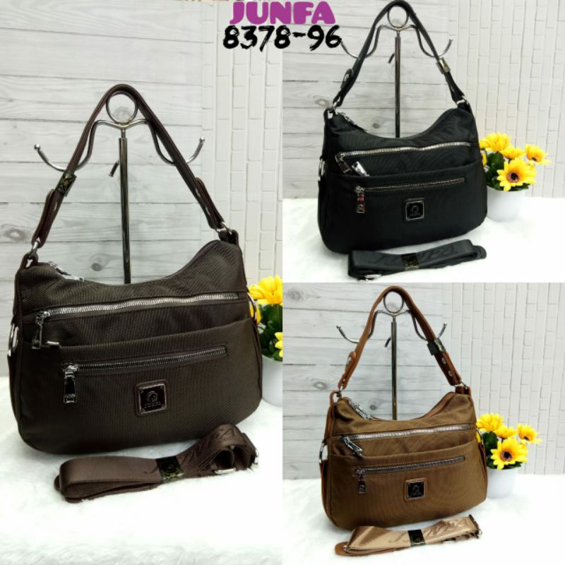 Tas selempang wanita junfa kanvas 8378-96 original