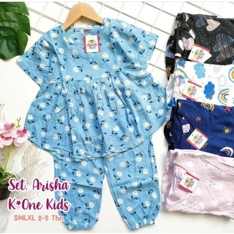 oneset anak/stelan rayon anak/Baju anak perempuan