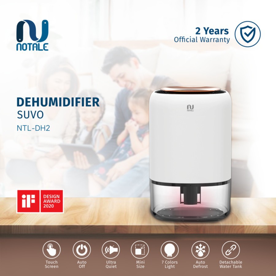 Notale Dehumidifier Suvo Air Dryer Serap kelembapan Humidifier Touch