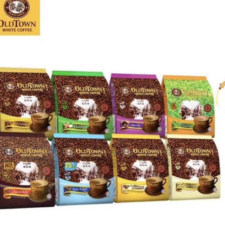 

g8✵Super Promo⁑☊ Old Town White Coffee Hazelnut / Classic / Teh Tarik / Hongkong Milk Tea / White milk tea / extra rich / cane 60 ☊
