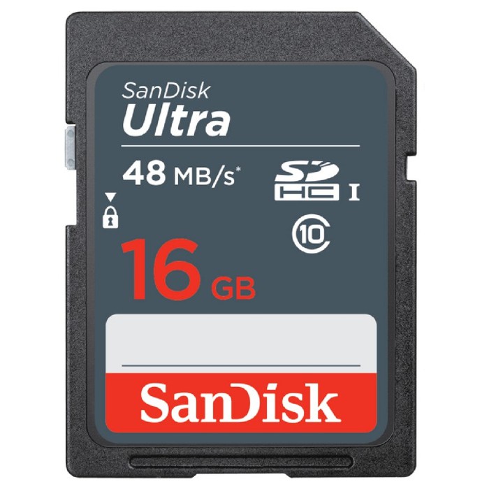 SD CARD SANDISK 16 GB CLASS 10 48MB/s