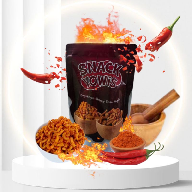 

makaroni Snack yowis ukuran 100gram kemasan premium