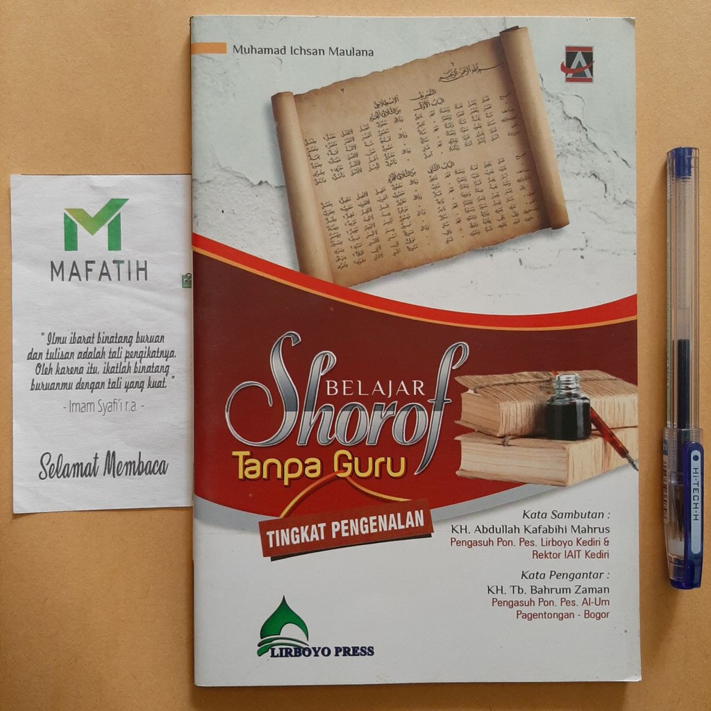 Jual Buku Belajar Ilmu Shorof Tanpa Guru Tingkat Pengenalan Lirboyo Press Shopee Indonesia