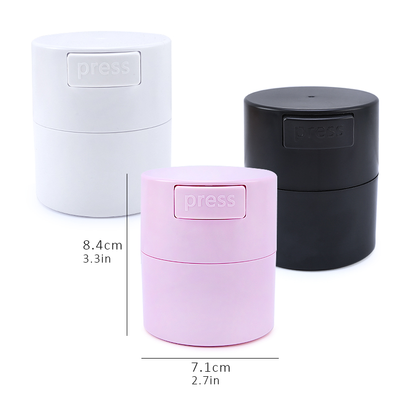 Matte Eyelash Glue Storage Tank Container Adhesive Stand Car Activated Carbon Sealed Storage Jar Eyelashes Extension Alat solek