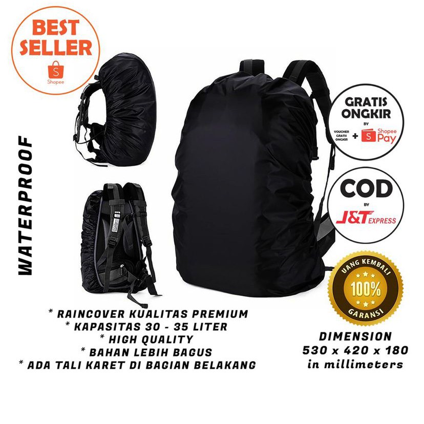 Raincover Tas Waterproof Tas Pelindung Anti Air Cover Bag Waterproof Raincoat Bag