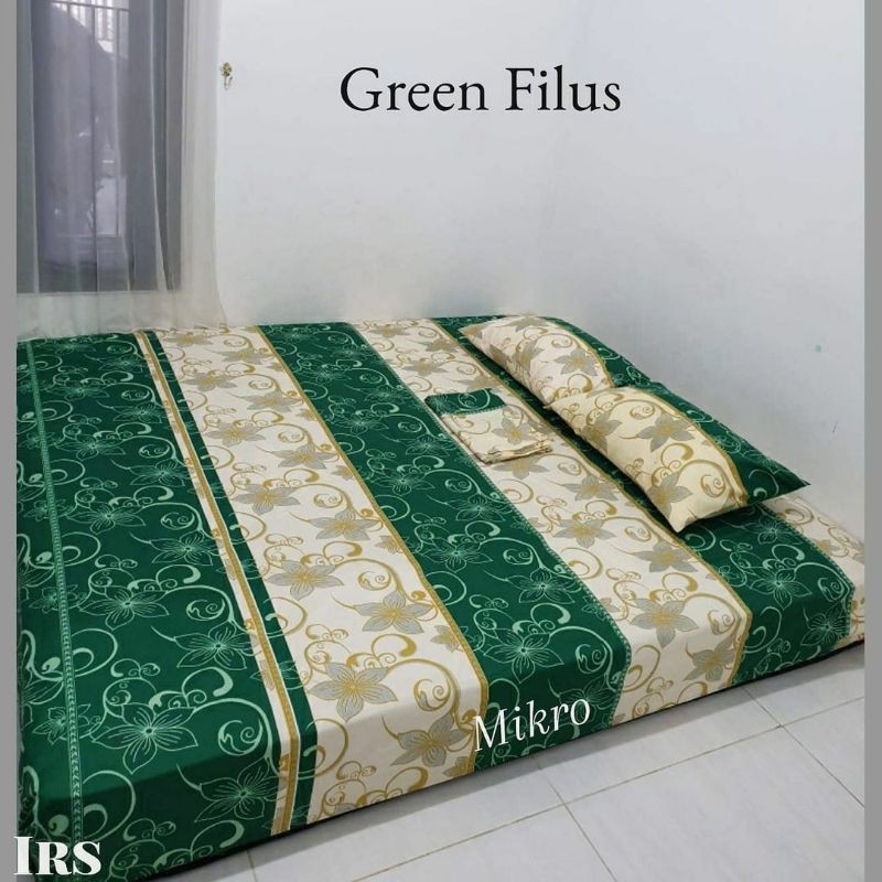 SPREI HOMEMADE GREEN FLORAL