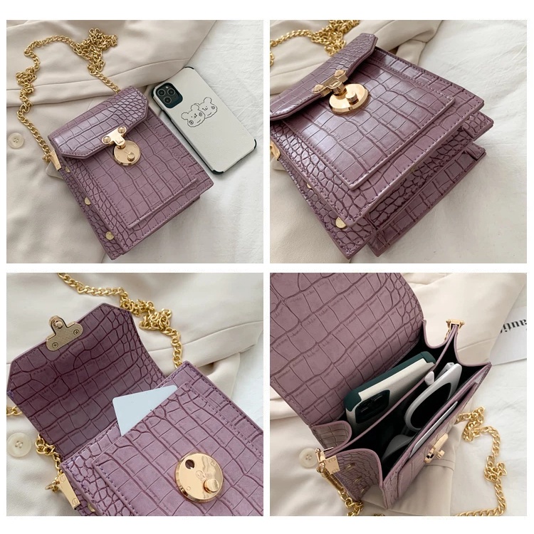 Tas Selempang Wanita Mini Import Model Terbaru 2021 - Tas Handphone Fashion Import - Tas Cewe [SL70]