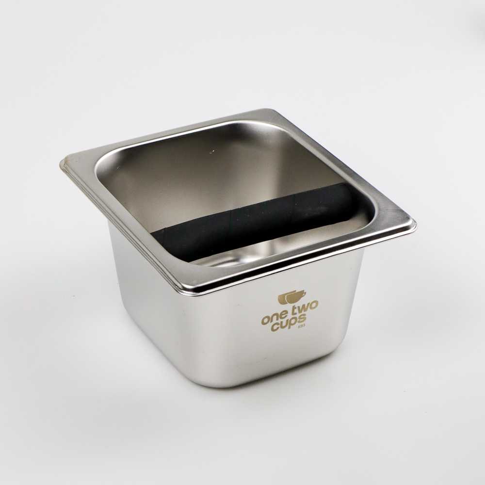 One Two Cups Wadah Kopi Espresso Knock Box Waste Container 17cm