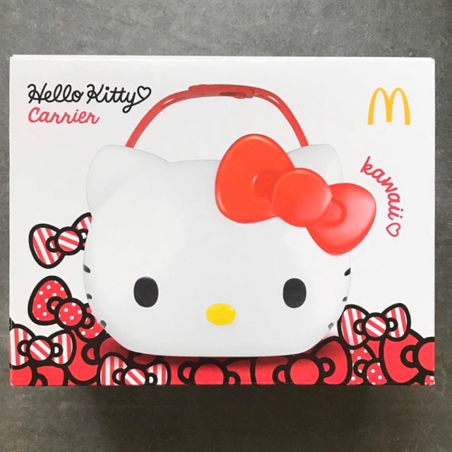 MCdonald  Happy meal Limited Edition Hello Kitty carrier Holder mcdonald’s