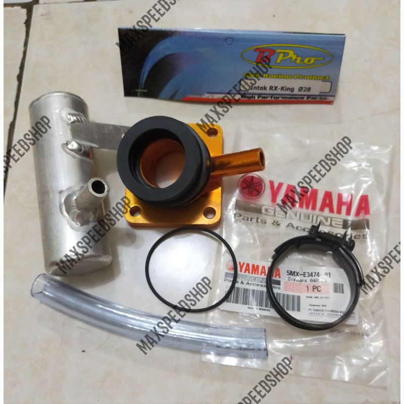 Big Promo Intake Intek Manifold Manipol Rxking Karbu 28 Original BPRO Tabung Yeis Plus Klem