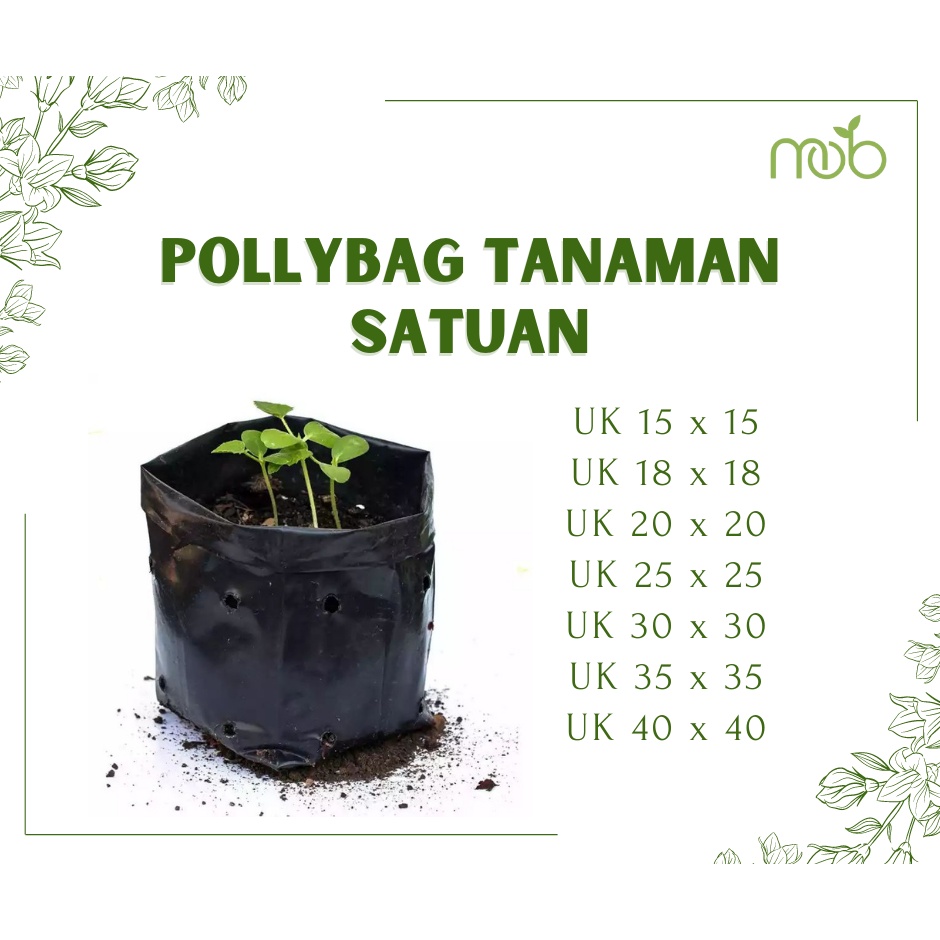 Pollybag Tanaman Tebal Besar ( 1 PCS )