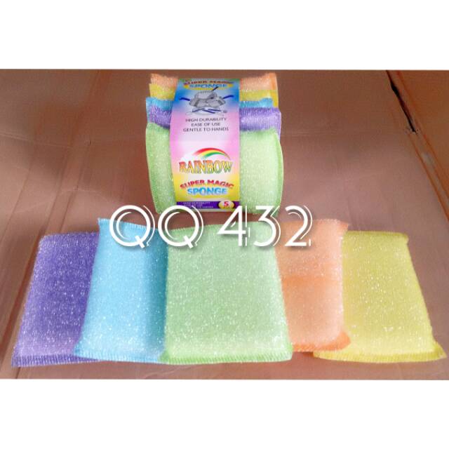 Sabut warna warni cuci piring sponge busa