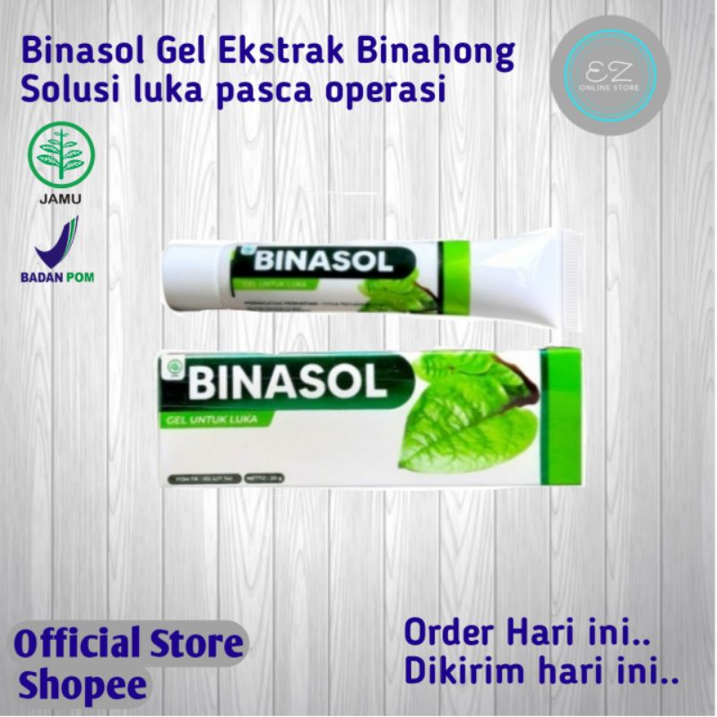 binasol gel obat bekas luka obat gatal binasol ori salep binasol jerawat salep binasol original asli