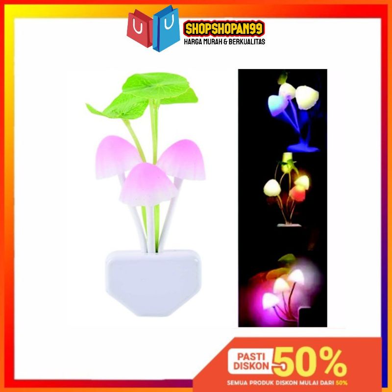 Lampu Tidur Jamur Avatar / Mushroom Lamp / Sensor Cahaya avatar / Lamps jamur