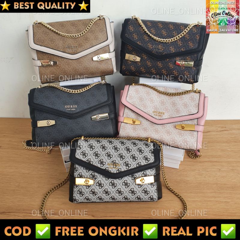 tas zadie convertible wanita 4g 5 color cream white black grey beige pink coffee crossbody shoulder gs selempang gb bag Ready cirebon jawa barat ciayumajakuningan