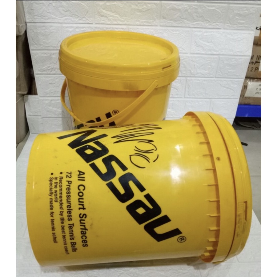 Bola Tenis NASSAU TRAINING/bola tenis Latihan NASSAU isi 72 ember ORI