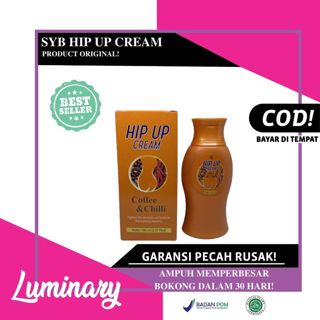 SYB HIP UP CREAM ORIGINAL BPOM KRIM PERAWATAN KECANTIKAN TUBUH