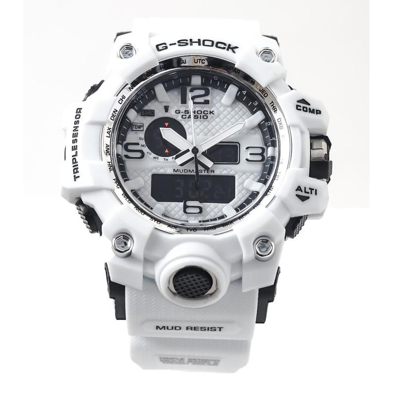 JAM TANGAN G-SHOCK CASIO GWG 1000 SPORTY TALI WARNA HITAM LIST BIRU HITAM LIST GOLD  ‑ KJN.642