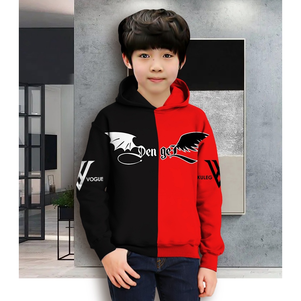 Hoodie Anak Vaque Anak Gaming Bahan Fleece Tebal /Jaket Anak Laki Laki/Jaket Anak Terbaru/4-11 TAHUN(FLAVA_STORE)