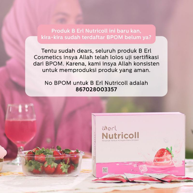 

BERL NUTRICOLL MINUMAN SERBUK KOLAGEN RASA STROWBERRY