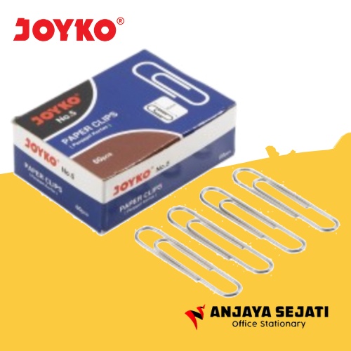 

Paper Clip Joyko No. 5 | Penjepit Kertas | Per pack