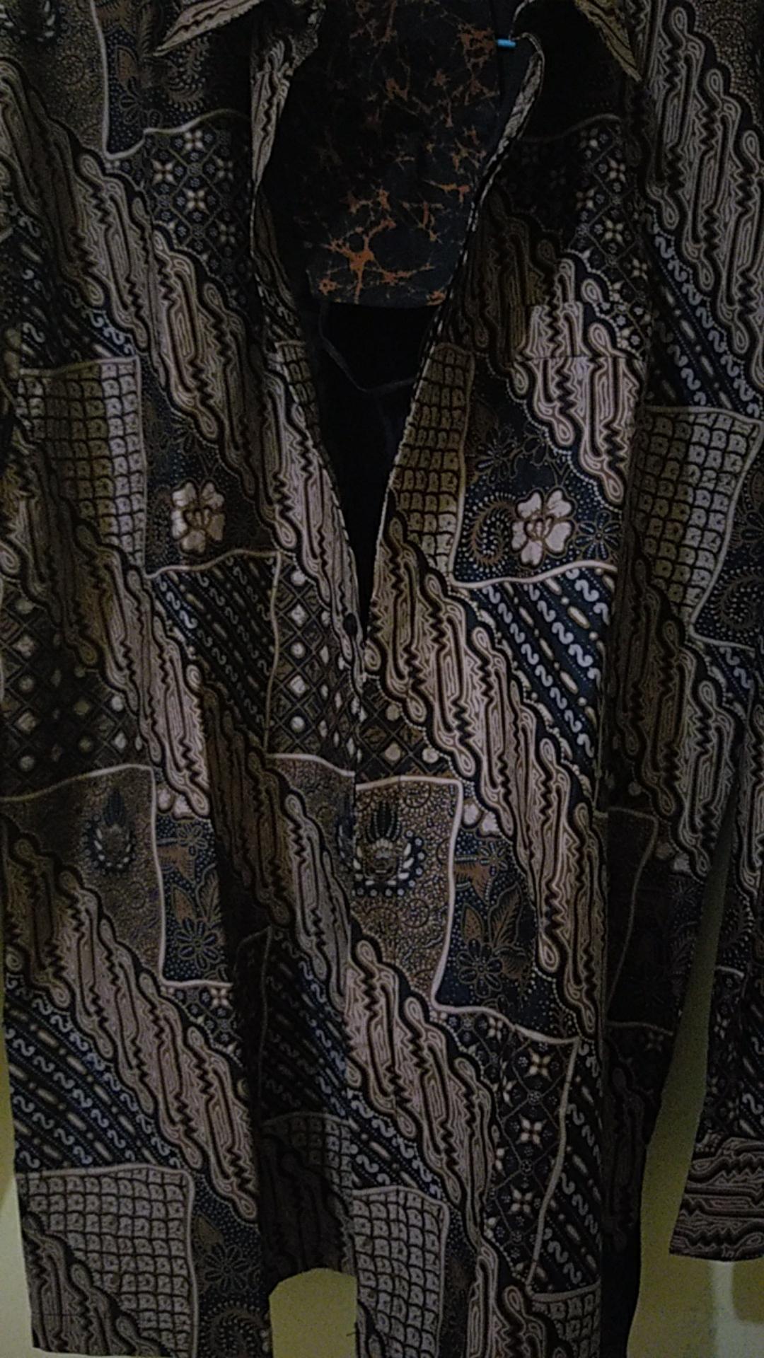 Ganesh Batik Pria Lengan Panjang Full Furing Batik Solo