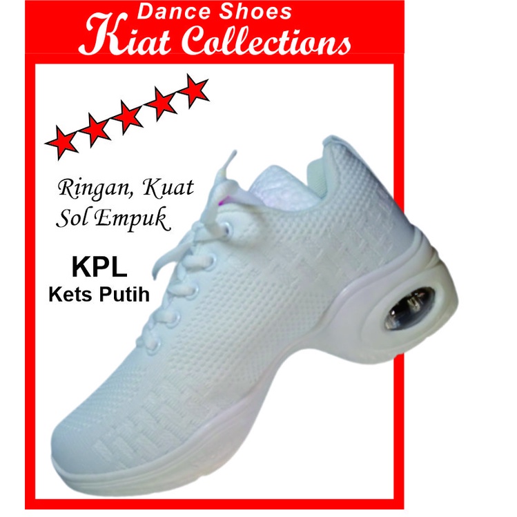 SEPATU WANITA KETS KML SNEAKERS LINE DANCE TARI MENARI  DANSA JOGING OR  LARI  SENAM  SHUFFLE DANCE (KHL, KML, KPL)