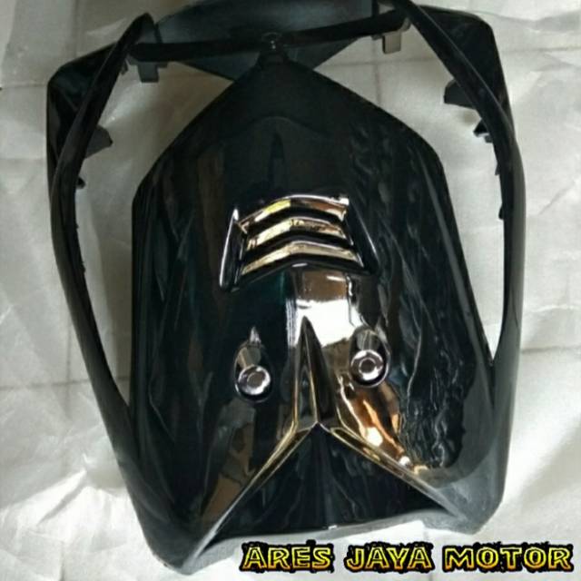 Tameng depan beat karbu hitam