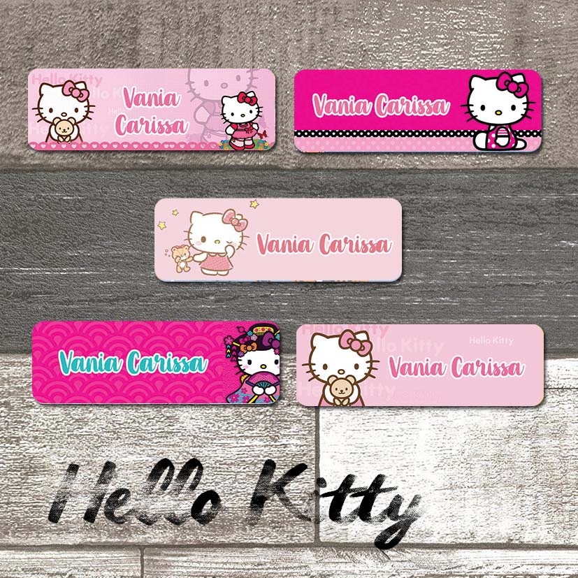 

STIKER LABEL NAMA KARAKTER KITTY
