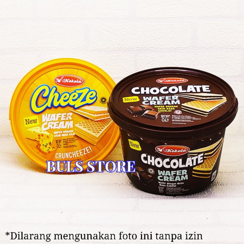 Kokola Wafer Cheese/Coklat 252gr