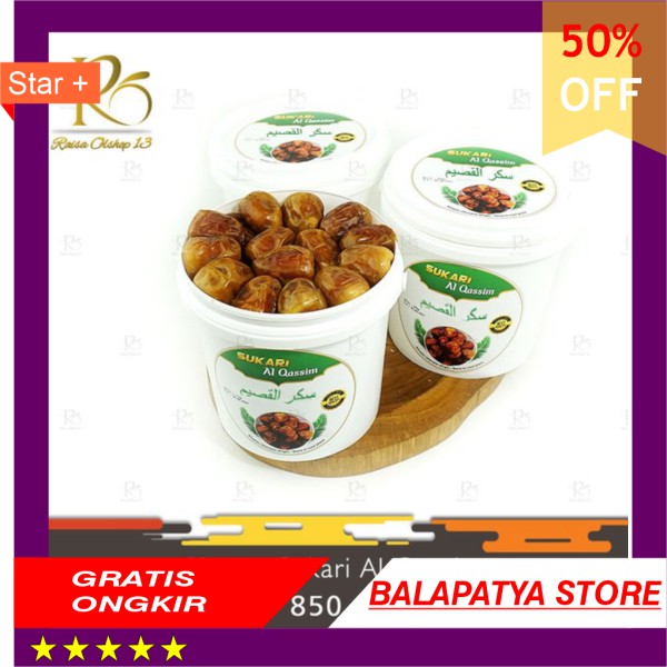

CUMA HARI INI SAJA!!! 50 Off Kurma Sukari Al Qossim 850gr Premium Kemasan Ember