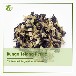 Teh Bunga  Telang  Kering 100 Organik  Herbal Sehat dan 