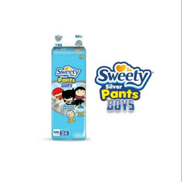 Sweety silver pants boy & girl xxl 24