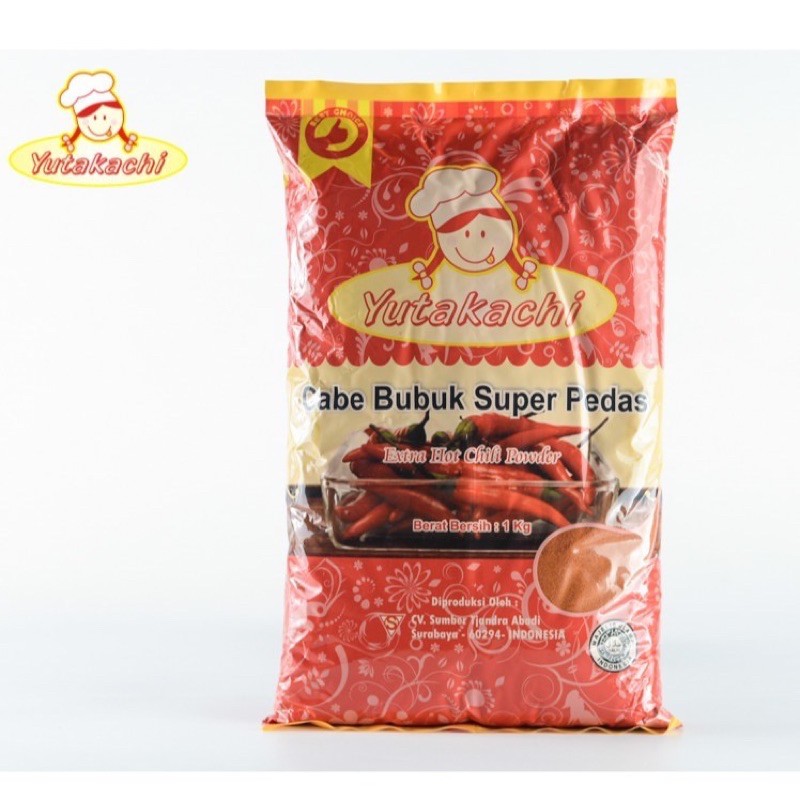 YUTAKACHI CABE BUBUK SUPER PEDAS 1KG/ Chili Powder