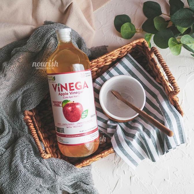 

Cuci Gudang Awal Tahun Vinega, Apple Vinegar (cuka apel alami) with the mother 1L Big Sale
