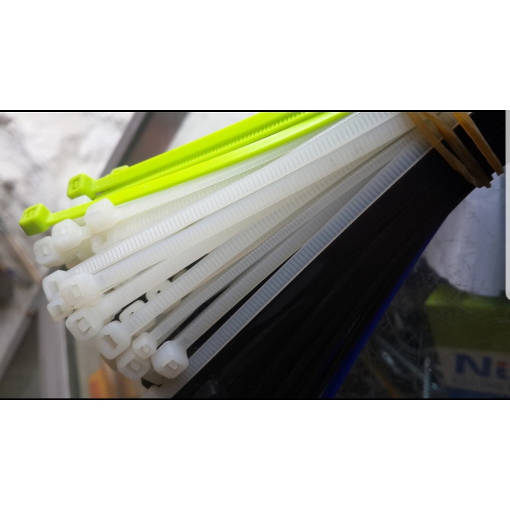 

Kabel Ties Tis 10cm/ 15cm/ 20cm/ 25cm/ 30cm/40cm persatuan /Cable Ties 10 cm/ 15 cm/ 20 cm/ 25 cm/ 30 cm/ 40 cm perbuah/ Tali Plastik Pengikat 100mm/ 150mm/ 200mm/ 250mm/ 300mm/ 400mm