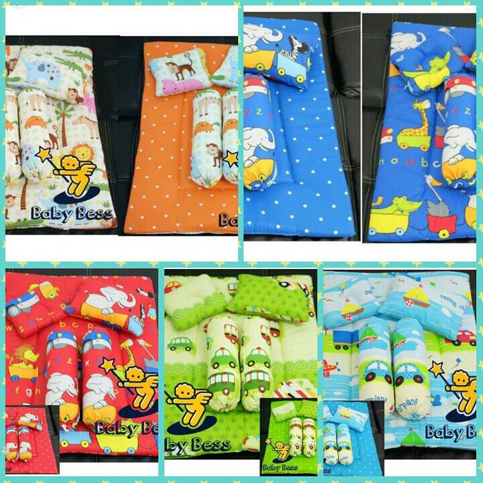 Jual matras lipat set kecil2motif/kasur bayi/kasur kelambu lipat Diskon