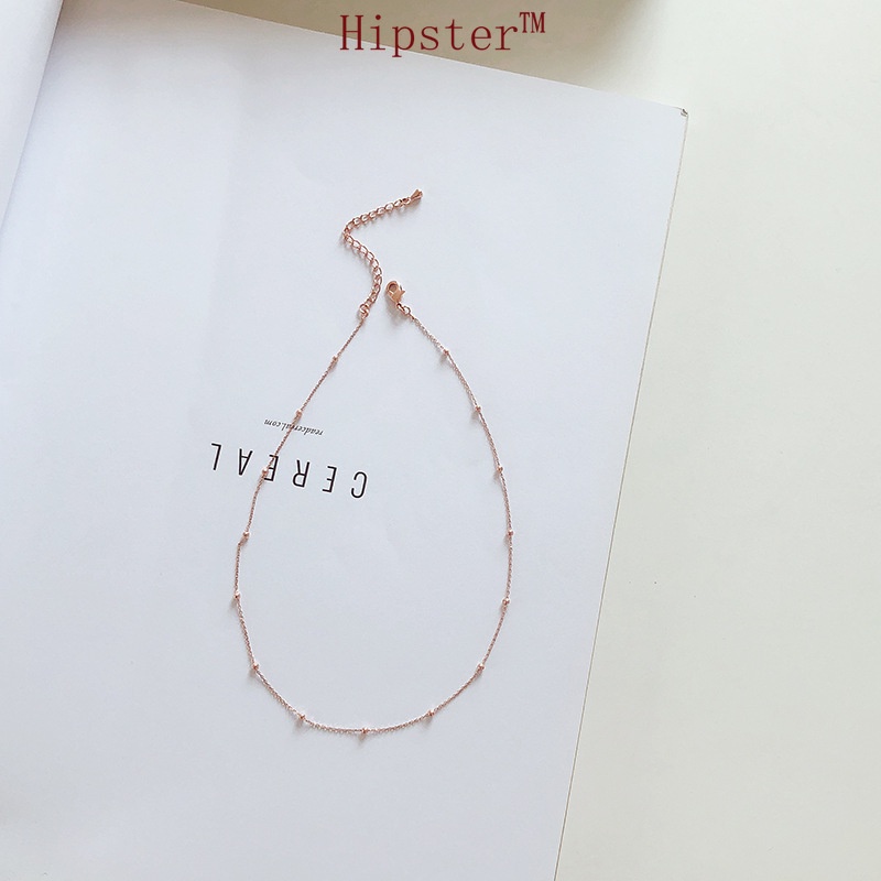 Short And Simple Personality All-Match Cold Choker Clavicle Chain