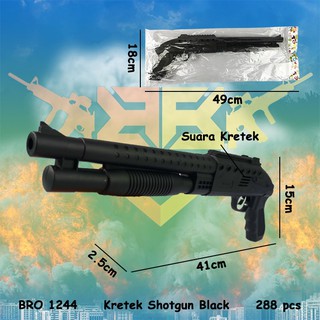 PROMO BRO1243 Pistol Kretek AK47 Krotok Suara Bunyi PROMO BRO1243 Pistol Kretek AK47 Krotok Suara Bunyi